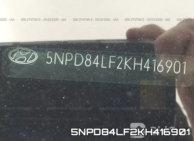 5NPD84LF2KH416901 фото 10