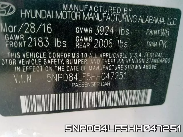 5NPD84LF5HH047251 фото 2