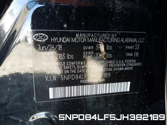 5NPD84LF5JH382189 фото 2