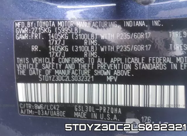 5TDYZ3DC2LS032321 фото 10