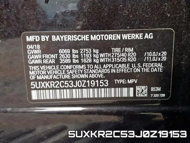 5UXKR2C53J0Z19153 фото 2