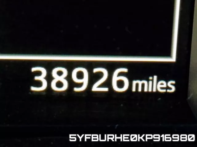 5YFBURHE0KP916980 фото 9