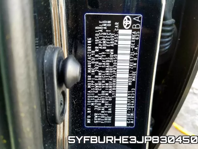 5YFBURHE3JP830450 фото 2