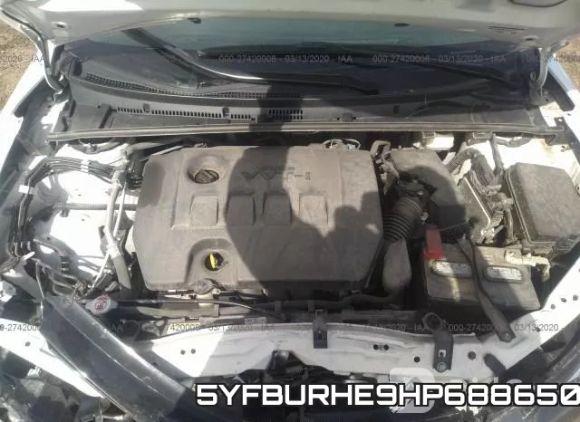 5YFBURHE9HP688650 фото 2