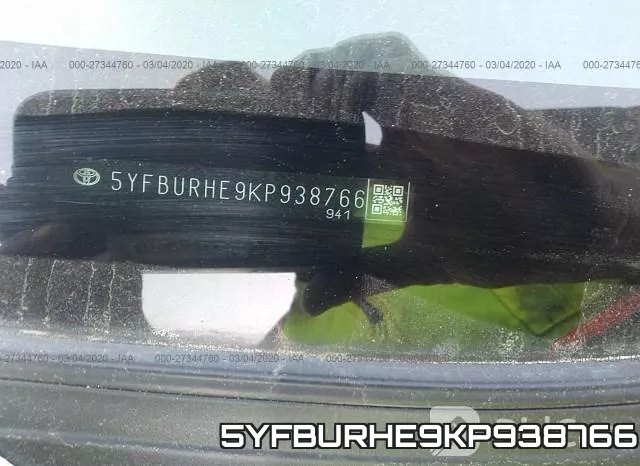 5YFBURHE9KP938766 фото 10