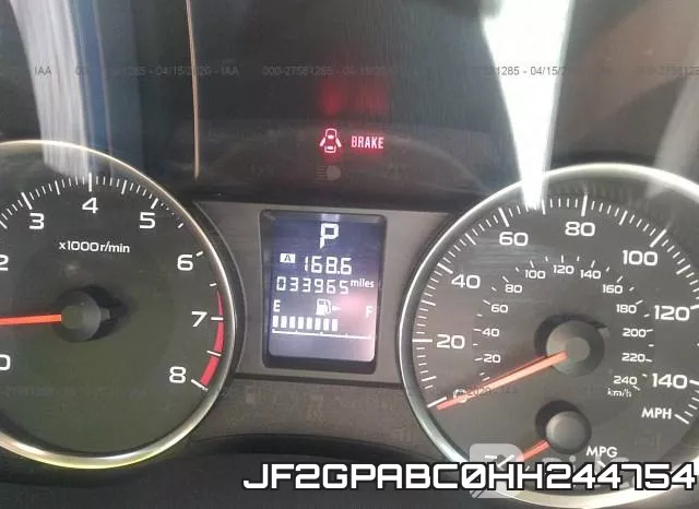 JF2GPABC0HH244754 фото 8