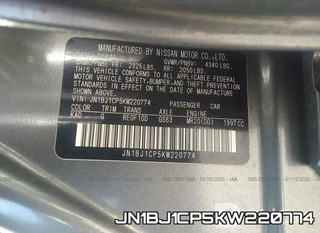 JN1BJ1CP5KW220774 фото 10