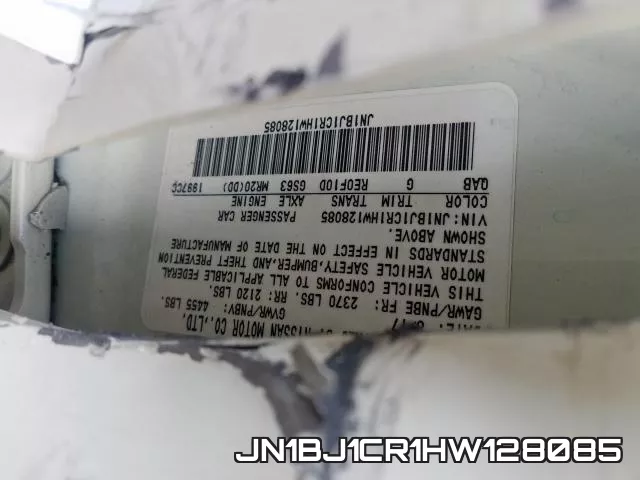 JN1BJ1CR1HW128085 фото 2