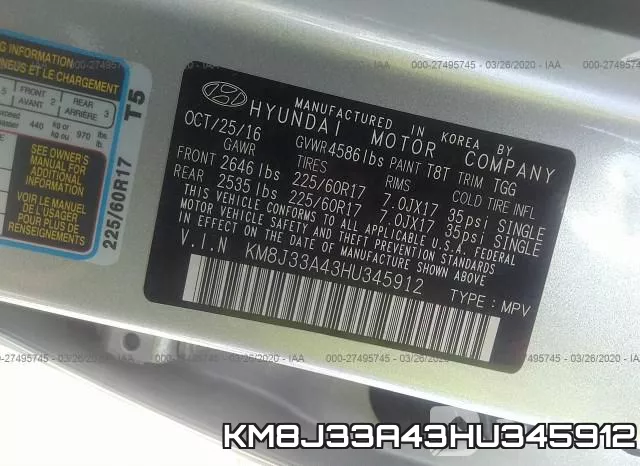 KM8J33A43HU345912 фото 10