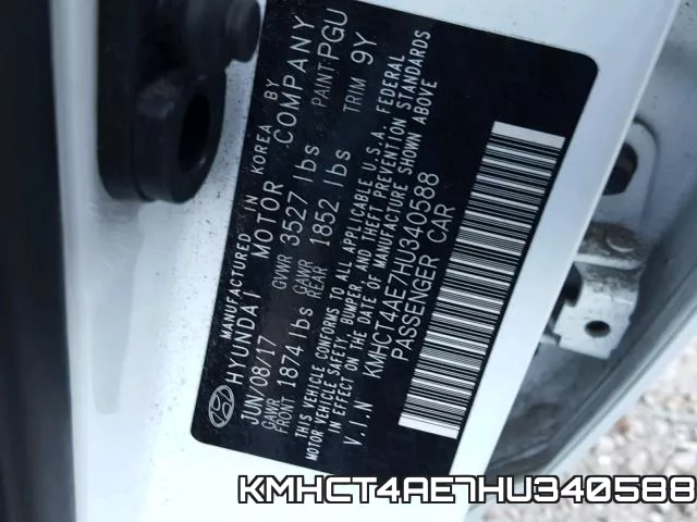 KMHCT4AE7HU340588 фото 2