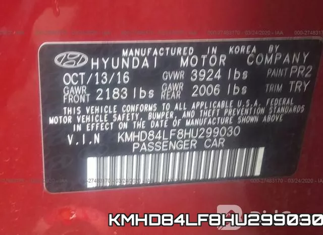 KMHD84LF8HU299030 фото 10