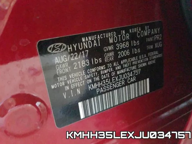 KMHH35LEXJU034757 фото 2