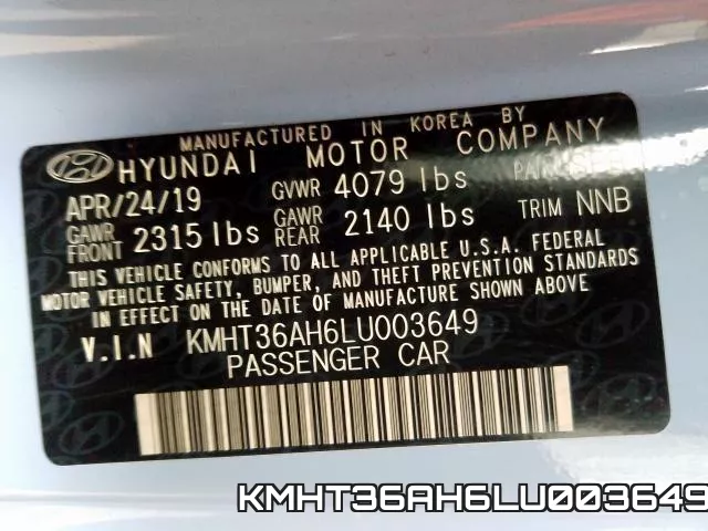 KMHT36AH6LU003649 фото 2