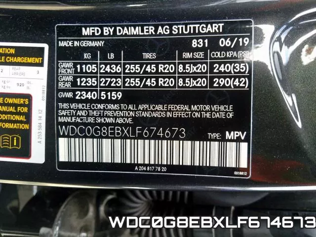 WDC0G8EBXLF674673 фото 2