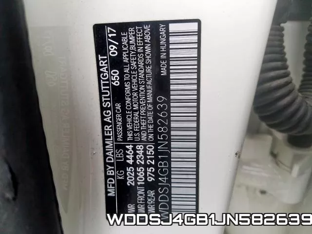 WDDSJ4GB1JN582639 фото 2