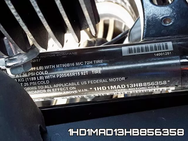 1HD1MAD13HB856358 фото 2