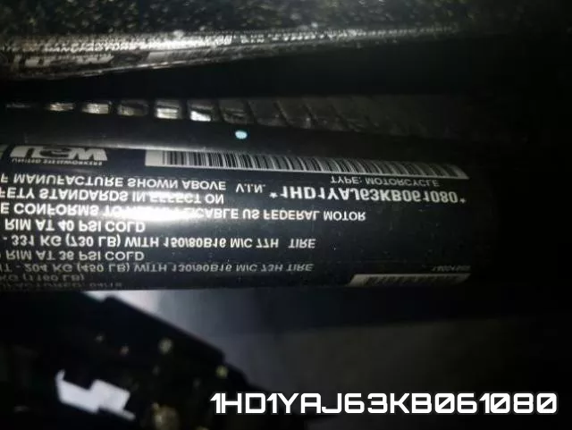 1HD1YAJ63KB061080 фото 2