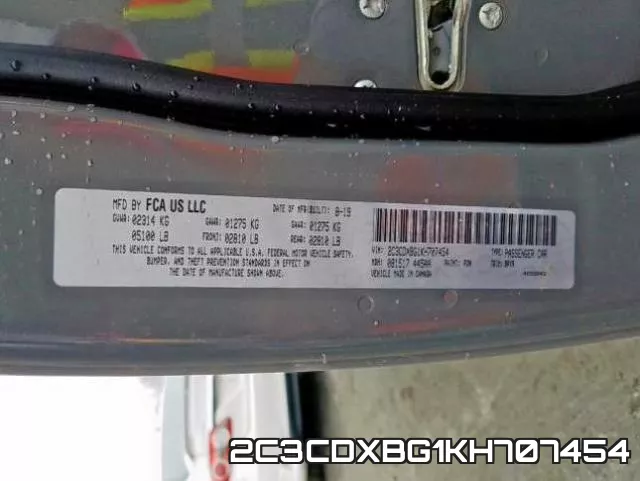 2C3CDXBG1KH707454 фото 2