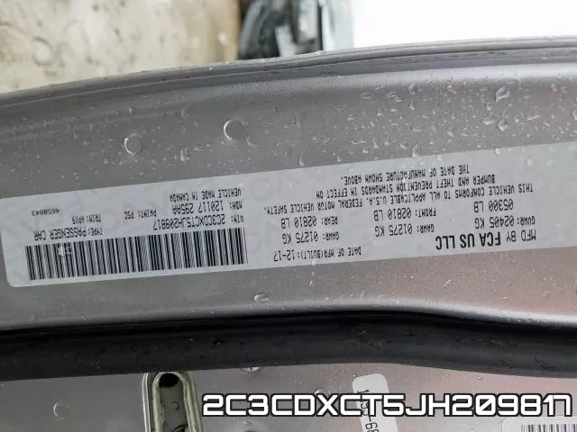 2C3CDXCT5JH209817 фото 2