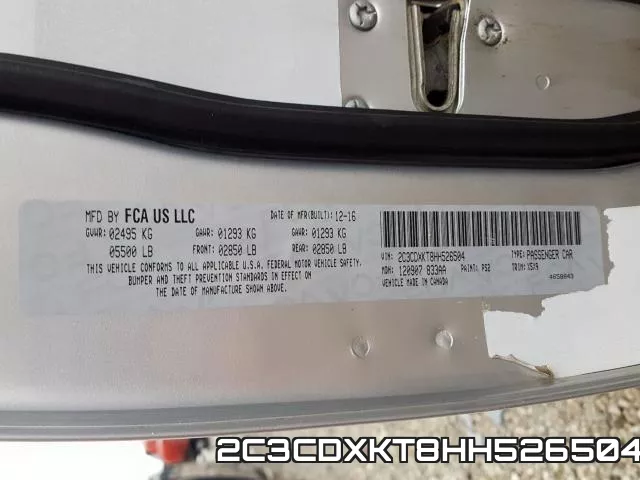 2C3CDXKT8HH526504 фото 2