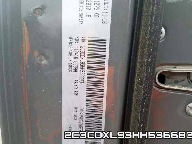 2C3CDXL93HH536683 фото 2