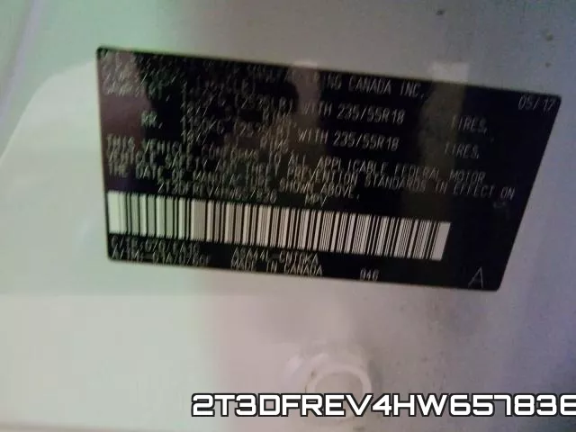 2T3DFREV4HW657836 фото 2