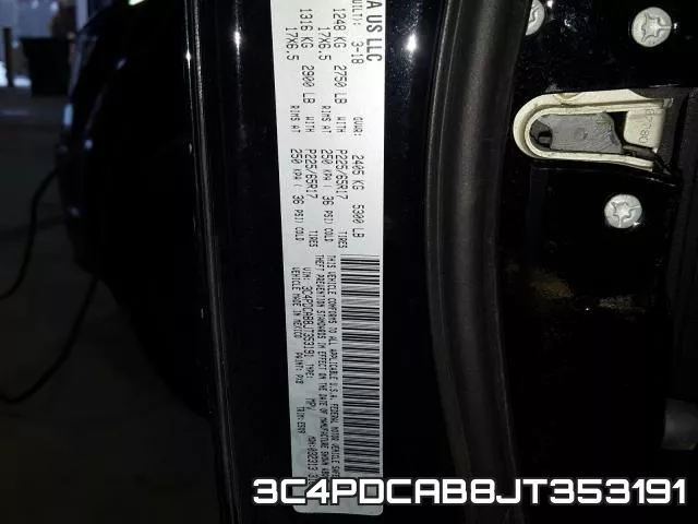 3C4PDCAB8JT353191 фото 2