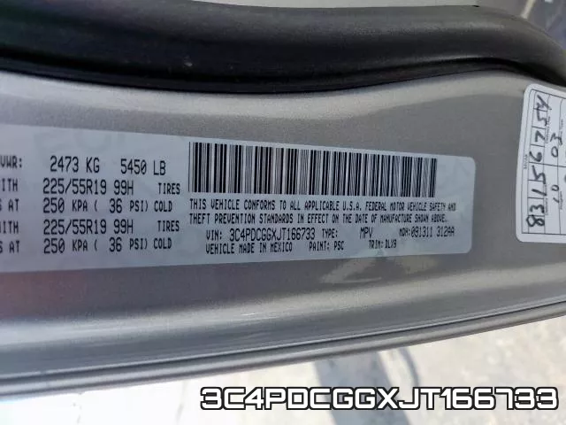 3C4PDCGGXJT166733 фото 2