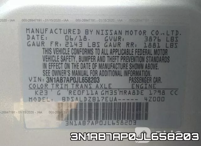 3N1AB7AP0JL658203 фото 10