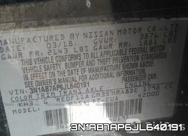 3N1AB7AP6JL640191 фото 10