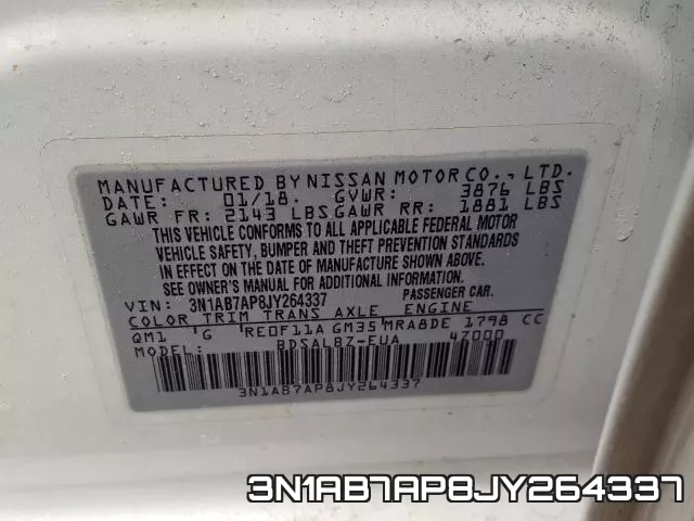 3N1AB7AP8JY264337 фото 2