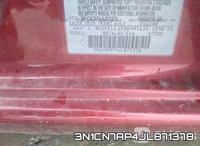 3N1CN7AP4JL871378 фото 10