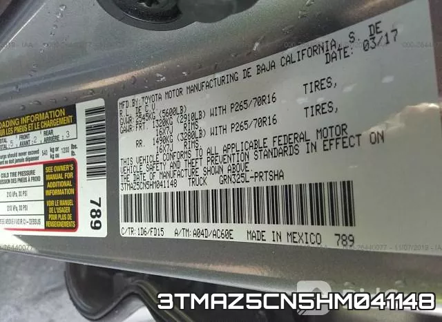 3TMAZ5CN5HM041148 фото 10