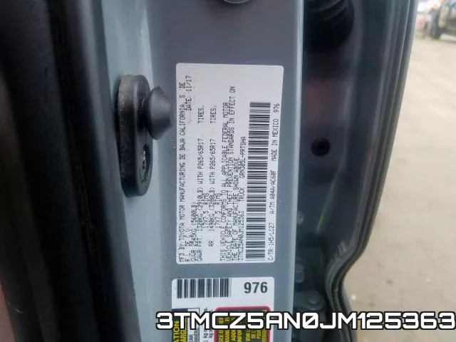 3TMCZ5AN0JM125363 фото 2