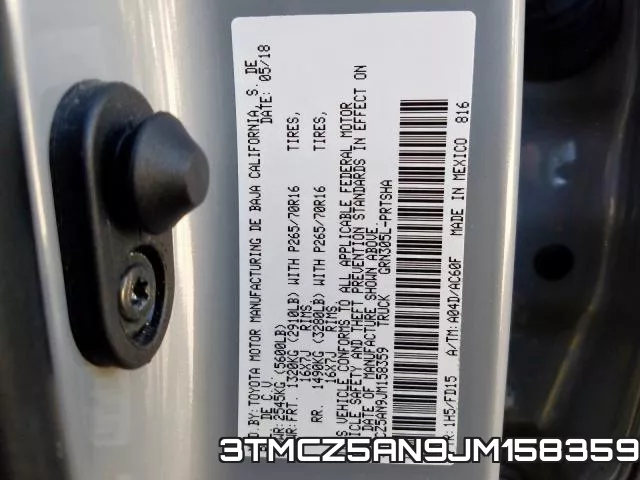 3TMCZ5AN9JM158359 фото 2