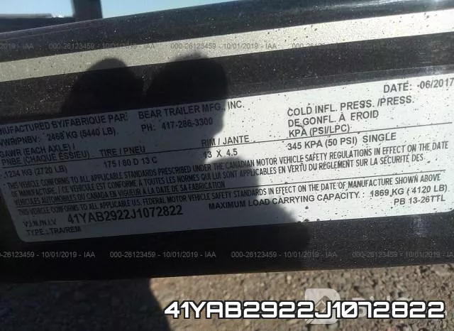 41YAB2922J1072822 фото 10