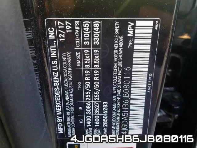 4JGDA5HB6JB080116 фото 2