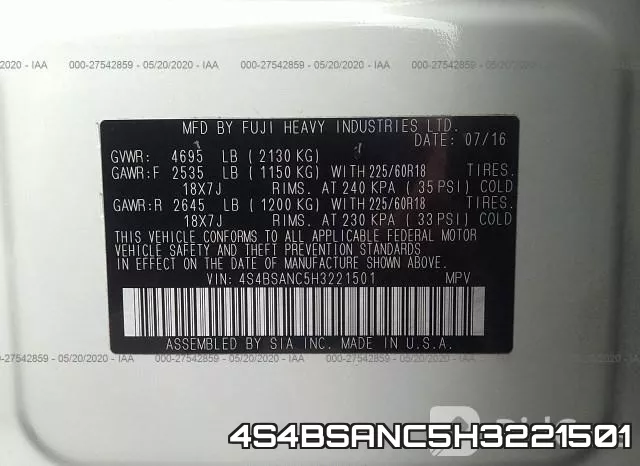 4S4BSANC5H3221501 фото 10