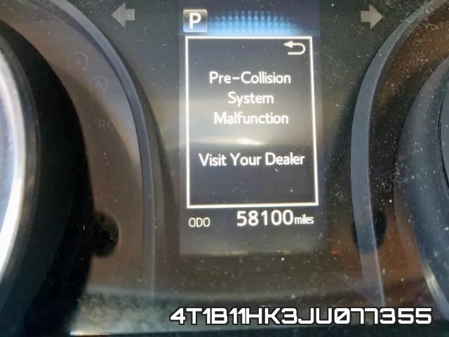 4T1B11HK3JU077355 фото 8