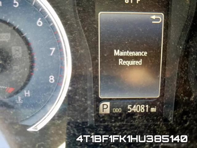 4T1BF1FK1HU385140 фото 9