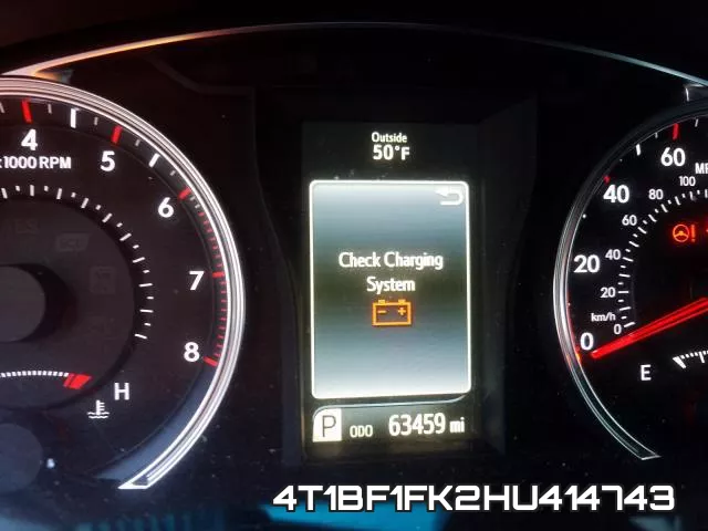 4T1BF1FK2HU414743 фото 9