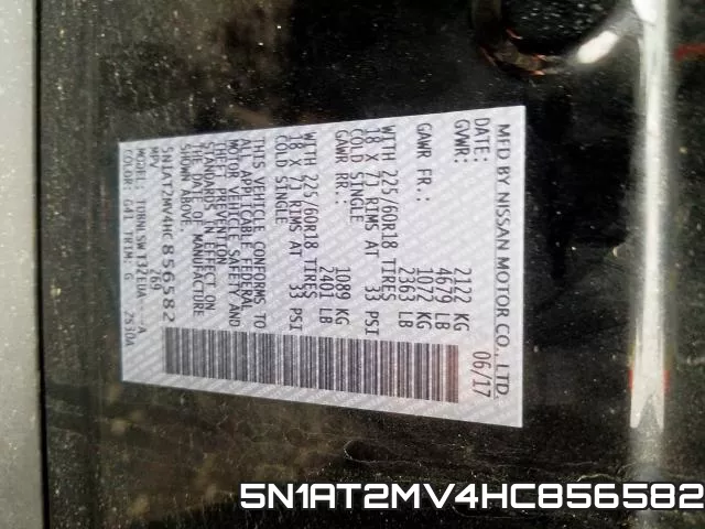 5N1AT2MV4HC856582 фото 2