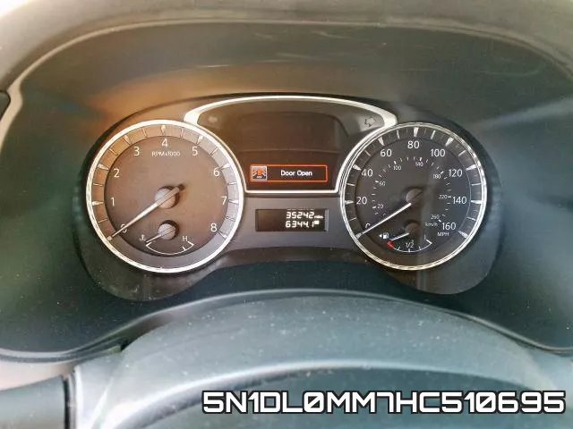 5N1DL0MM7HC510695 фото 9