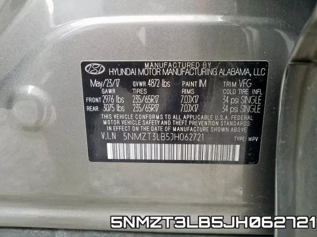 5NMZT3LB5JH062721 фото 2