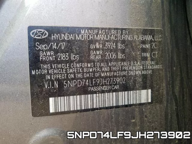 5NPD74LF9JH273902 фото 2