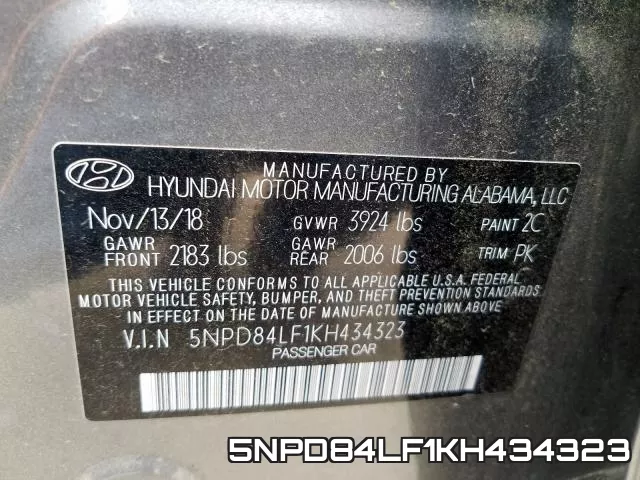 5NPD84LF1KH434323 фото 2