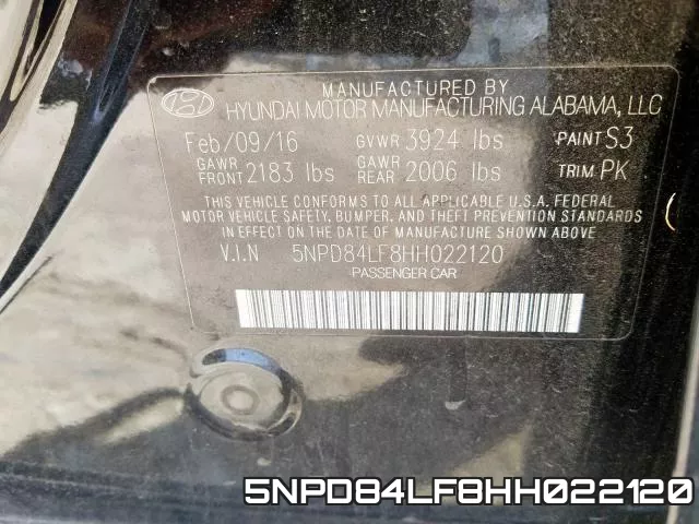 5NPD84LF8HH022120 фото 2