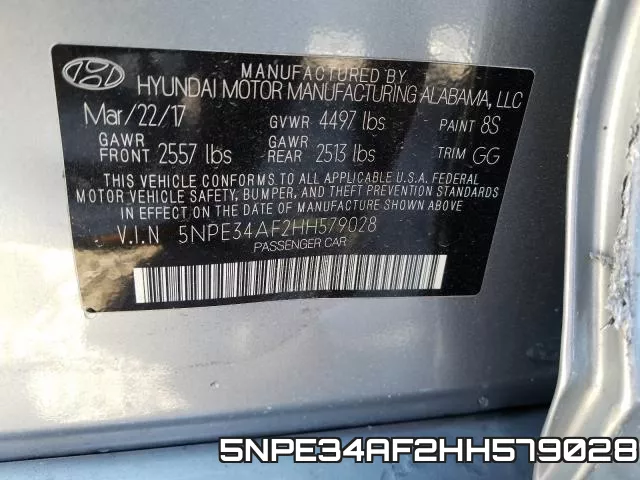 5NPE34AF2HH579028 фото 2