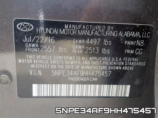 5NPE34AF9HH475457 фото 2