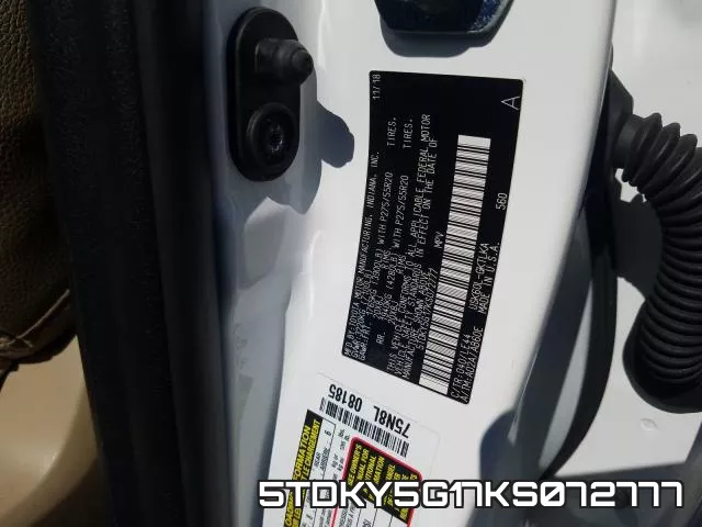 5TDKY5G17KS072777 фото 2